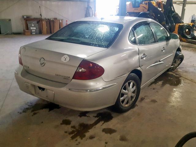 2G4WD582X61180016 - 2006 BUICK LACROSSE C SILVER photo 4