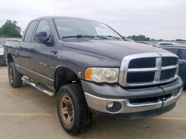 3D7KU28C03G784922 - 2003 DODGE RAM 2500 S GRAY photo 1