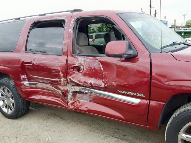 3GKEC16ZX5G101546 - 2005 GMC YUKON XL C BURGUNDY photo 9