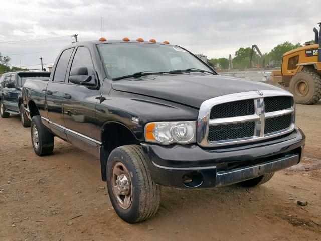 3D7KU28D34G170621 - 2004 DODGE RAM 2500 S BLACK photo 1