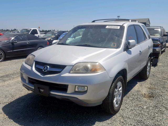 2HNYD18634H534952 - 2004 ACURA MDX TOURIN SILVER photo 2