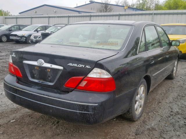 4T1BF28B23U306151 - 2003 TOYOTA AVALON XL BLACK photo 4