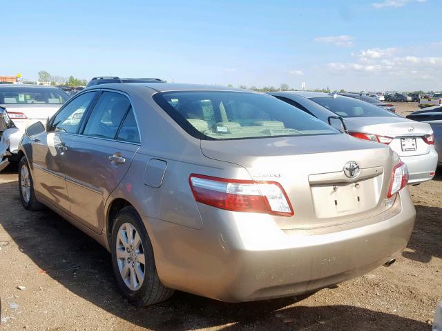 JTNBB46K383047225 - 2008 TOYOTA CAMRY HYBR GOLD photo 3