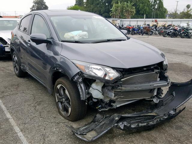 3CZRU5H57JM721529 - 2018 HONDA HR-V EX GRAY photo 1