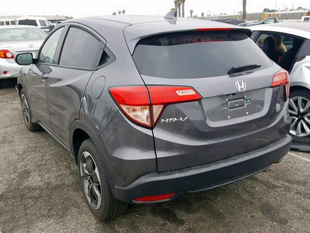 3CZRU5H57JM721529 - 2018 HONDA HR-V EX GRAY photo 3