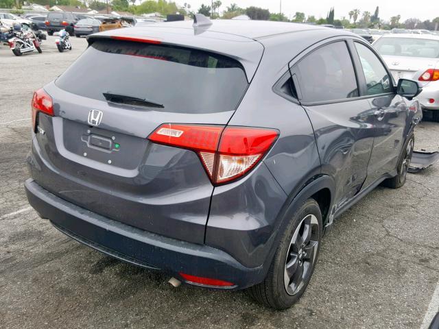 3CZRU5H57JM721529 - 2018 HONDA HR-V EX GRAY photo 4