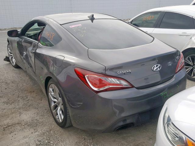 KMHHT6KD4DU084928 - 2013 HYUNDAI GENESIS CO GRAY photo 3