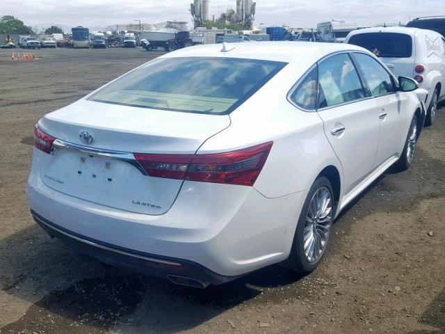 4T1BK1EB0GU219753 - 2016 TOYOTA AVALON XLE WHITE photo 4