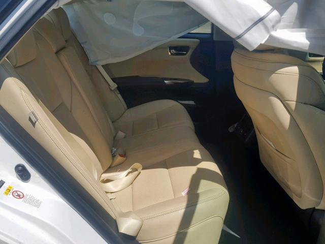 4T1BK1EB0GU219753 - 2016 TOYOTA AVALON XLE WHITE photo 6