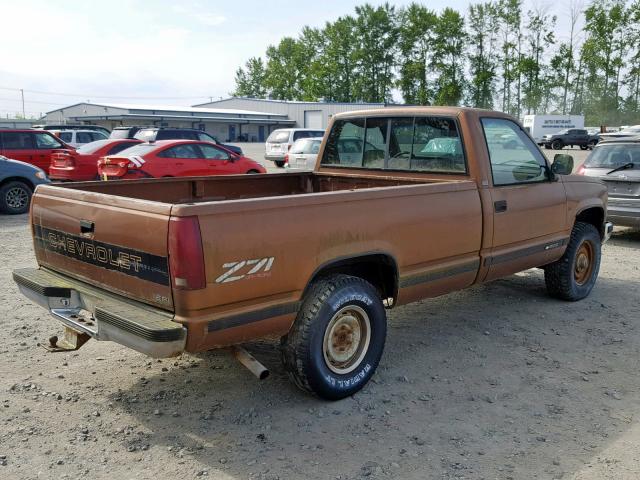 1GCDK14K8KE148724 - 1989 CHEVROLET GMT-400 K1 BROWN photo 4