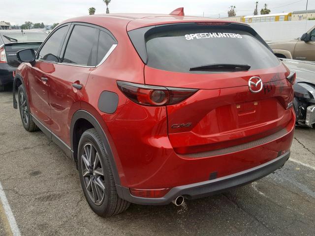 JM3KFADL5H0188728 - 2017 MAZDA CX-5 GRAND RED photo 3