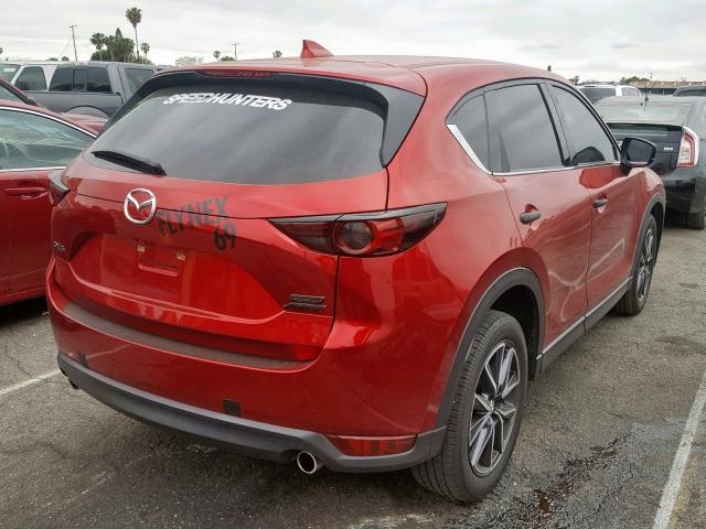 JM3KFADL5H0188728 - 2017 MAZDA CX-5 GRAND RED photo 4