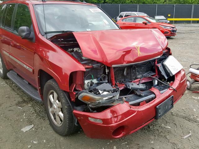 1GKDT13S642386322 - 2004 GMC ENVOY RED photo 9