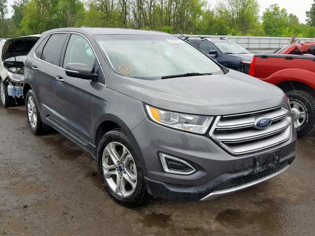 2FMPK4K91HBB59711 - 2017 FORD EDGE TITAN GRAY photo 1