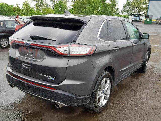 2FMPK4K91HBB59711 - 2017 FORD EDGE TITAN GRAY photo 4