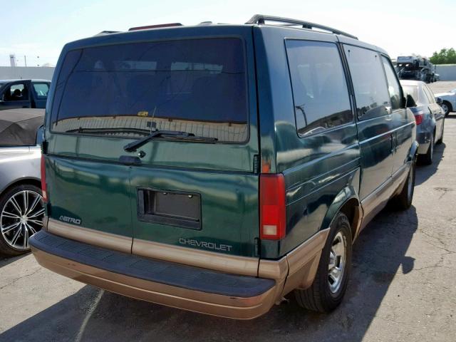 1GNDM19W01B100566 - 2001 CHEVROLET ASTRO GREEN photo 4