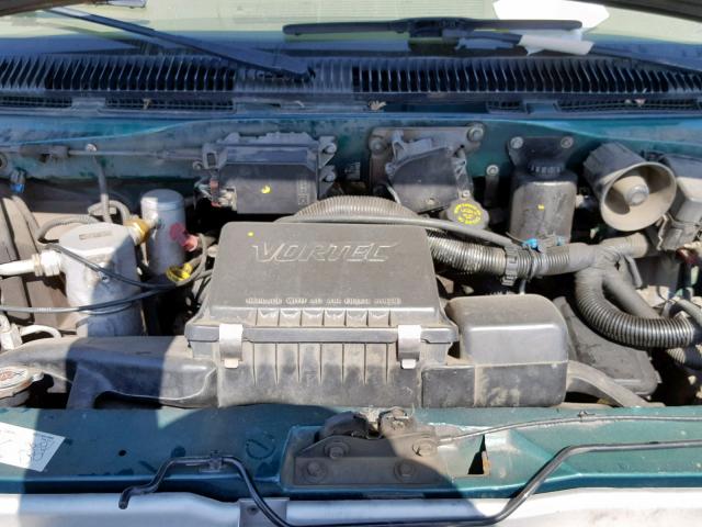 1GNDM19W01B100566 - 2001 CHEVROLET ASTRO GREEN photo 7