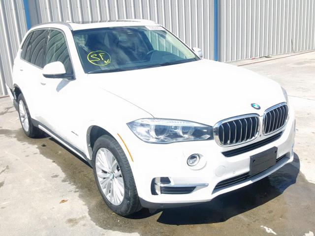 5UXKR0C57G0P23052 - 2016 BMW X5 XDRIVE3 WHITE photo 1