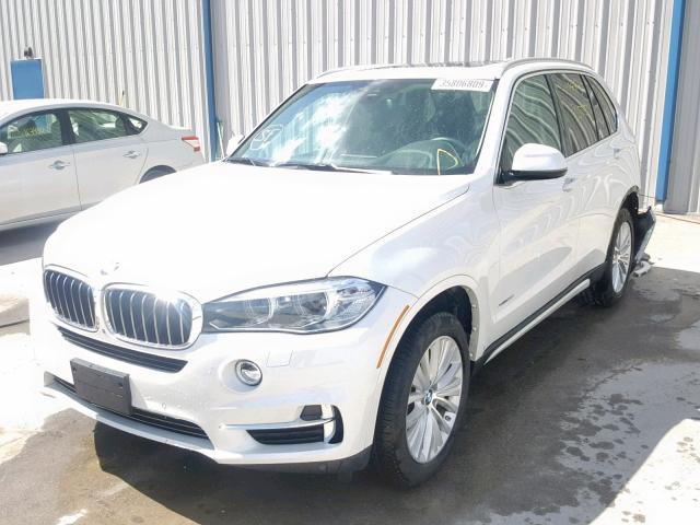 5UXKR0C57G0P23052 - 2016 BMW X5 XDRIVE3 WHITE photo 2