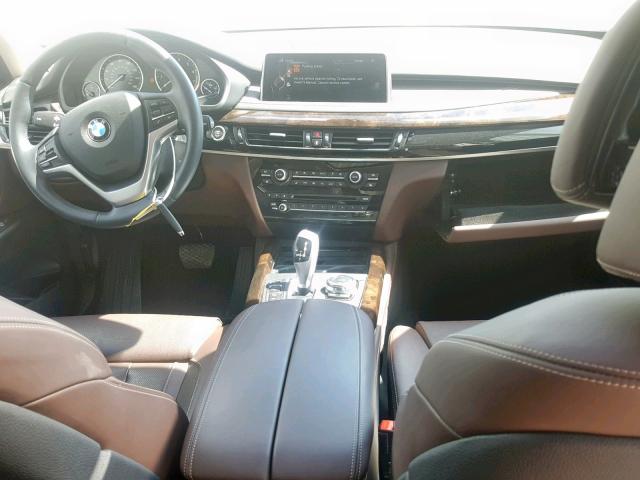 5UXKR0C57G0P23052 - 2016 BMW X5 XDRIVE3 WHITE photo 9
