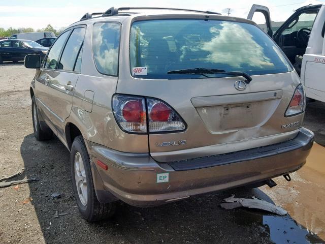 JTJHF10U310192281 - 2001 LEXUS RX 300 TAN photo 3