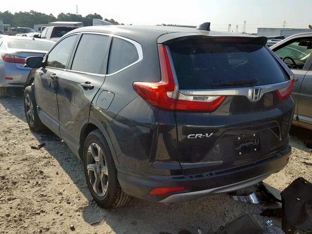 5J6RW1H89JA005029 - 2018 HONDA CR-V EXL BLACK photo 3