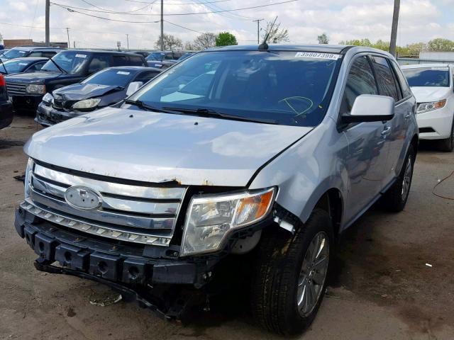 2FMDK3JC3ABB11952 - 2010 FORD EDGE SEL SILVER photo 2