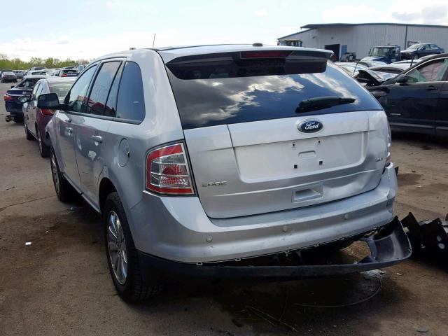 2FMDK3JC3ABB11952 - 2010 FORD EDGE SEL SILVER photo 3