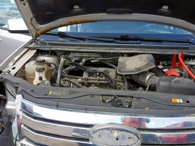 2FMDK3JC3ABB11952 - 2010 FORD EDGE SEL SILVER photo 7