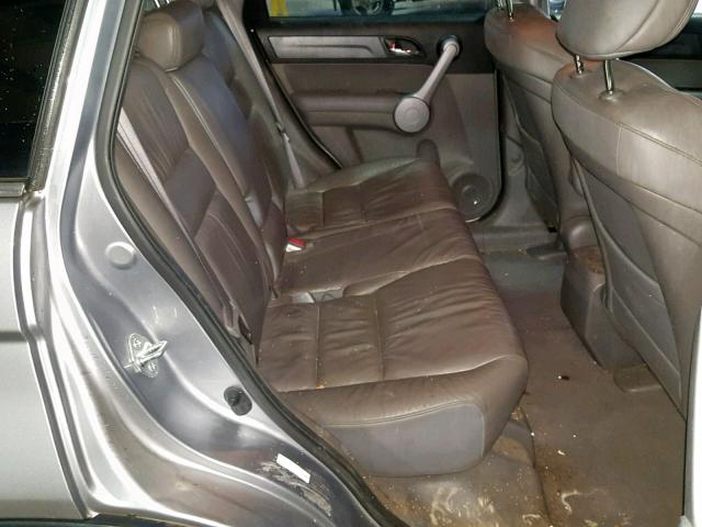 JHLRE48777C065540 - 2007 HONDA CR-V EXL SILVER photo 6