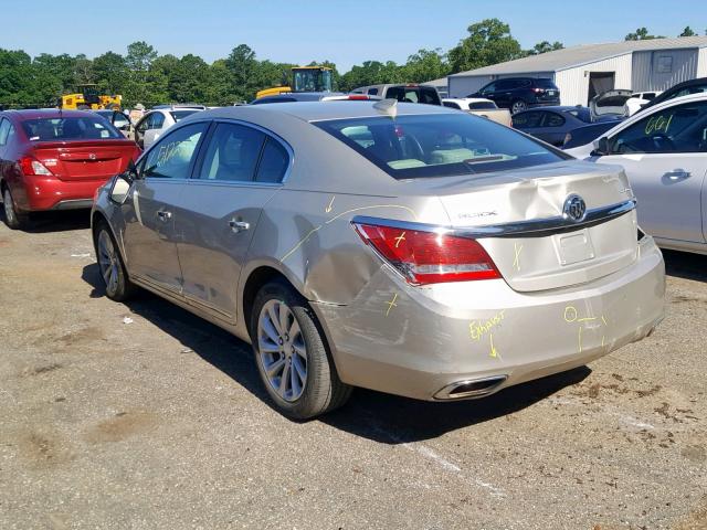 1G4GB5G39GF172911 - 2016 BUICK LACROSSE GOLD photo 3