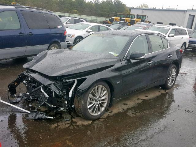 JN1EV7AR5JM611975 - 2018 INFINITI Q50 LUXE BEIGE photo 2