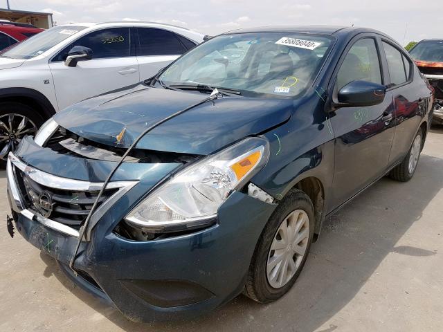 3N1CN7APXHL817741 - 2017 NISSAN VERSA S  photo 2