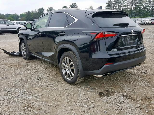 JTJBARBZ2G2072139 - 2016 LEXUS NX 200T BLACK photo 3