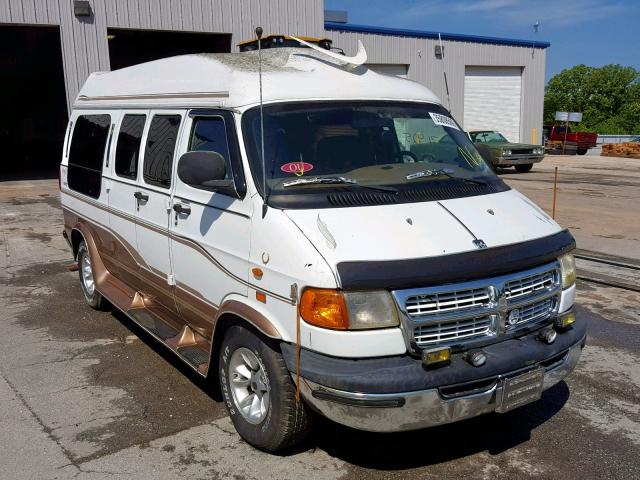 2B6HB11Y6YK102344 - 2000 DODGE RAM VAN B1 WHITE photo 1