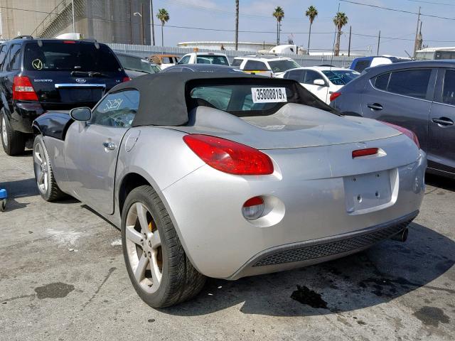 1G2MB33B36Y108234 - 2006 PONTIAC SOLSTICE SILVER photo 3