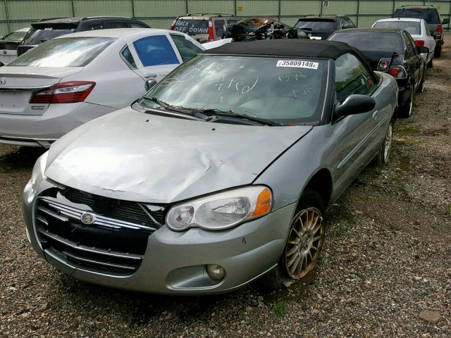 1C3EL55R05N631119 - 2005 CHRYSLER SEBRING TO SILVER photo 2