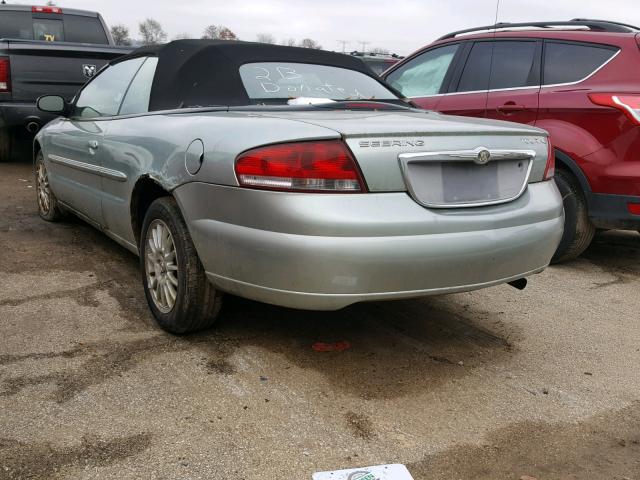 1C3EL55R05N631119 - 2005 CHRYSLER SEBRING TO SILVER photo 3