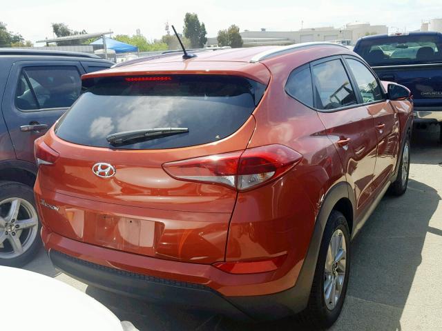 KM8J33A40GU180576 - 2016 HYUNDAI TUCSON LIM ORANGE photo 4