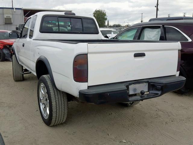 4TASN92N7XZ560591 - 1999 TOYOTA TACOMA XTR WHITE photo 3