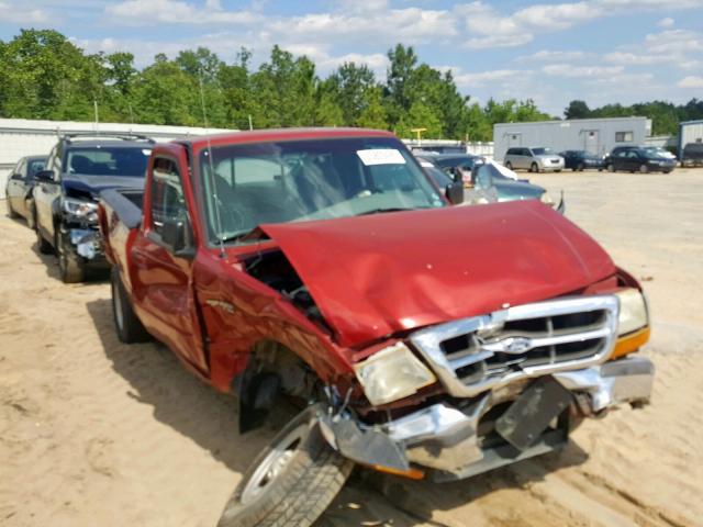 1FTYR10CXWUC57810 - 1998 FORD RANGER BURGUNDY photo 1