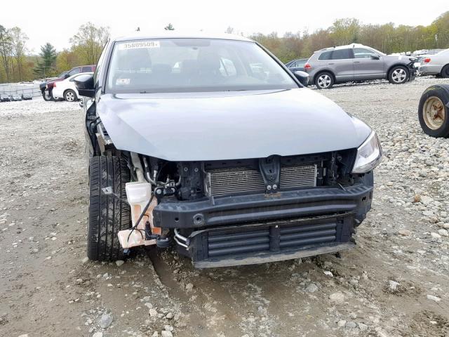 3VW3A7AJ5FM229173 - 2015 VOLKSWAGEN JETTA TDI GRAY photo 9