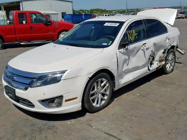 3FAHP0JA2CR137070 - 2012 FORD FUSION SEL WHITE photo 2