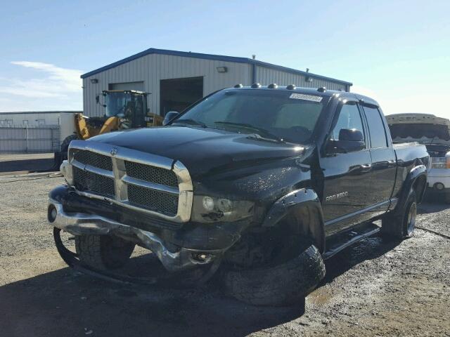 3D7KU28C63G790093 - 2003 DODGE RAM 2500 S BLACK photo 2