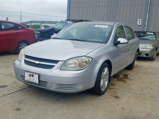 1G1AL58F587235930 - 2008 CHEVROLET COBALT LT SILVER photo 2