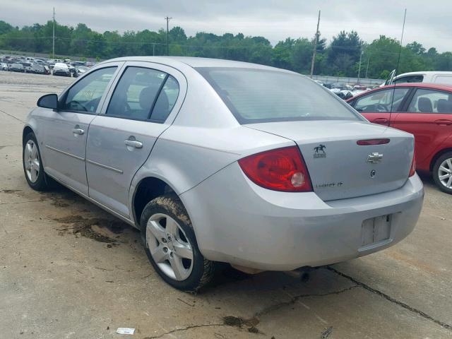 1G1AL58F587235930 - 2008 CHEVROLET COBALT LT SILVER photo 3