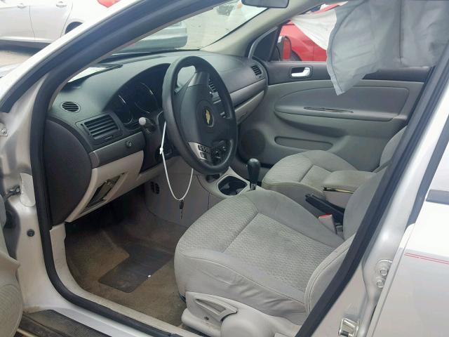 1G1AL58F587235930 - 2008 CHEVROLET COBALT LT SILVER photo 5