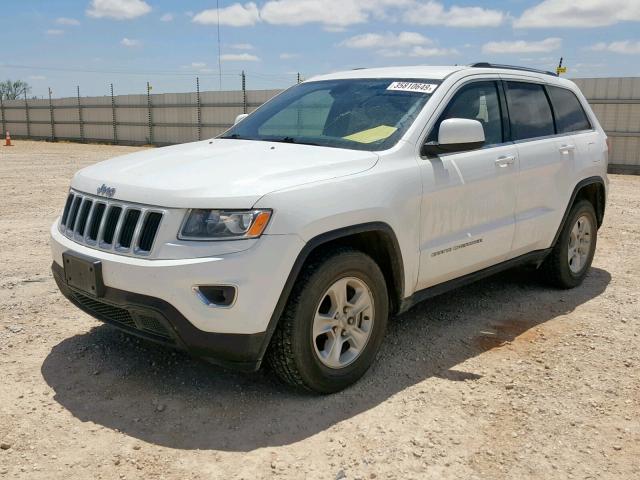 1C4RJEAG7EC473249 - 2014 JEEP GRAND CHER WHITE photo 2