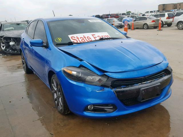 1C3CDFBB8FD363509 - 2015 DODGE DART SXT BLUE photo 1