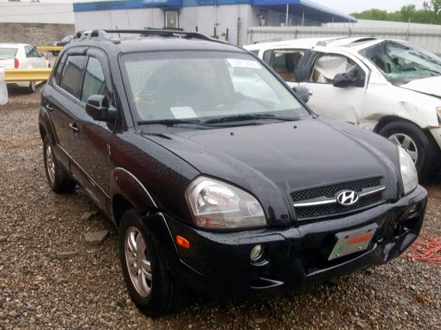 KM8JN12D38U856047 - 2008 HYUNDAI TUCSON SE BLACK photo 1